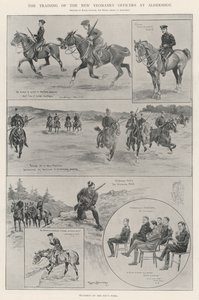 De Training van de Nieuwe Yeomanry Officieren in Aldershot